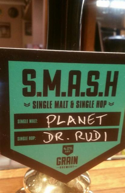 S.M.A.S.H - Planet Dr. Rudi 4.0%, Grain Brewery, England