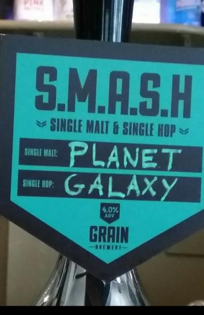 S.M.A.S.H - Planet Galaxy 4.0%, Grain Brewery, England