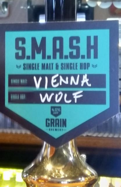 S.M.A.S.H - Vienna Wolf 4.0%, Grain Brewery, England
