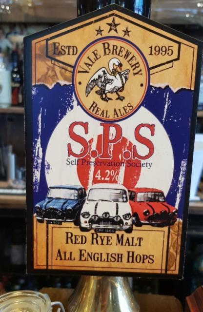 S.P.S. (Self Preservation Society) 4.2%, Vale Brewery, England
