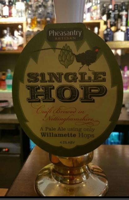 S1ngle Hop Willamette 4.5%, Pheasantry Brewery, England