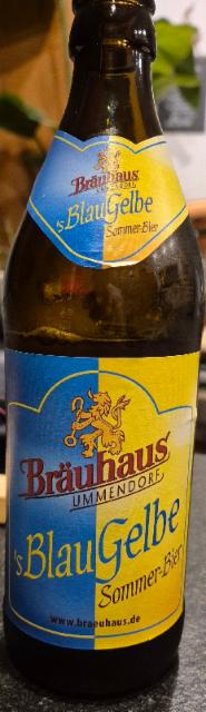 's blau gelbe sommer-bier, Bräuhaus ummendorf