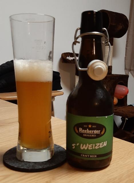 S' Weizen 5.2%, Reeberger Brauerei, Turkey
