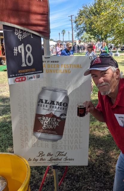 SA Beer Festival Stout 5.0%, Alamo Beer Company, United States