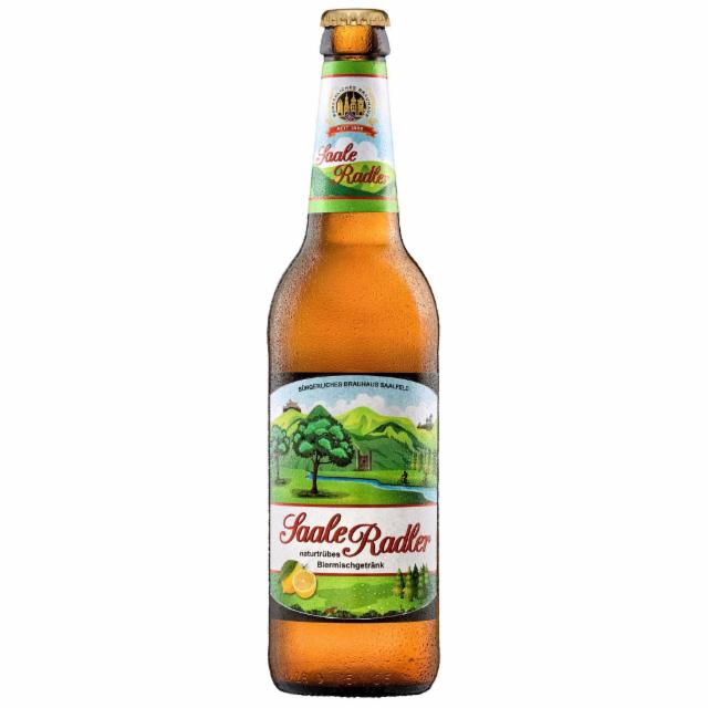 Saale Radler 1.8%, Bürgerliches Brauhaus Saalfeld, Germany