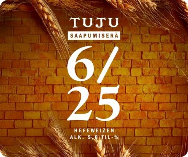 Saapumiserä 6/25 5.0%, Panimoyhtiö Tuju, Finland