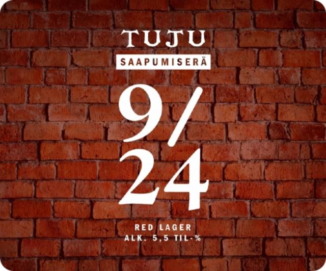Saapumiserä 9/24 5.5%, Panimoyhtiö Tuju, Finland