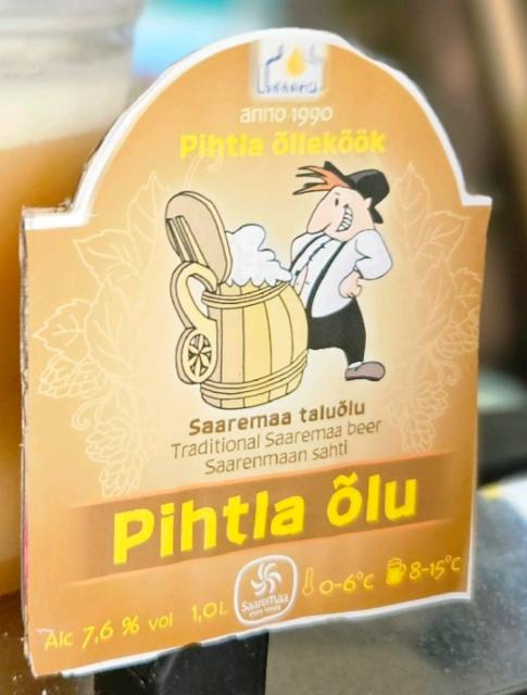 Saaremaa Taluõlu 7.6%, Pihtla Ōlleköök, Estonia