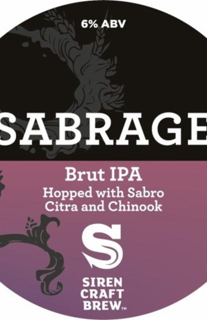 Sabrage 6.0%, Siren Craft Brew, England