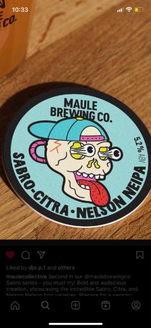 Sabro-Citra Nelson 5.2%, Maule Brewing Company, England