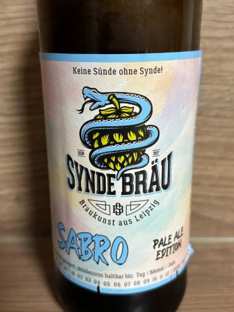 Sabro 5.0%, Synde Bräu, Germany