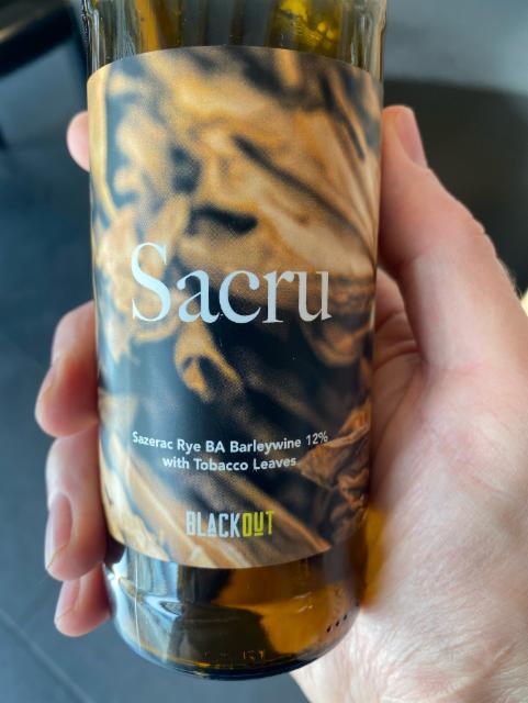 Sacru 12.0%, Blackout Brewing, Romania