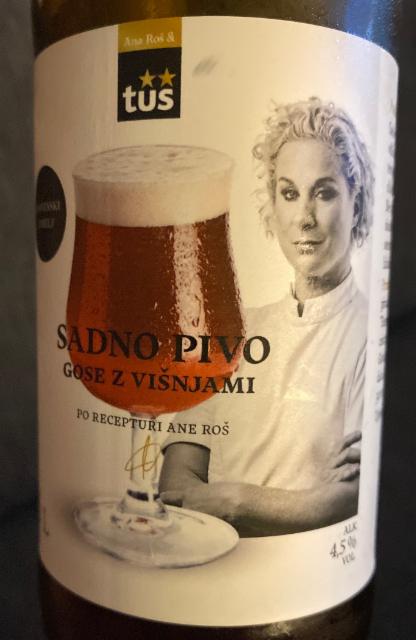 Sadno Pivo Gose Z Višnjami 4.5%, Reservoir Dogs Brewery, Slovenia