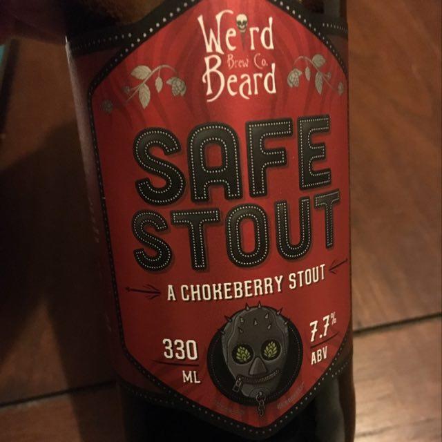 Safe Stout 7.7%, Weird Beard Brew Co., England