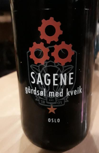 sagene gårdsøl med kveik 7.5%, Sagene Bryggeri, Norway