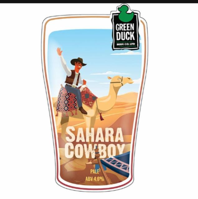 sahara cowboy 4.6%, Green Duck Beer Co., England