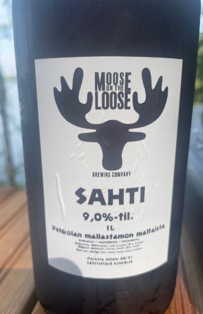 Sahti - Pehkolan Mallastamon Maltaista 9.0%, Moose On The Loose Brewing Company, Finland