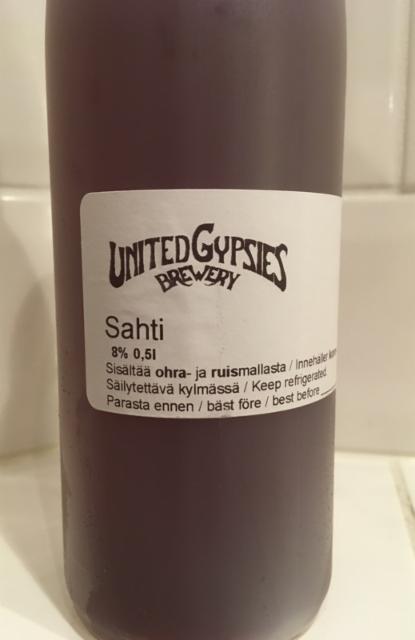 Sahti 8.0%, United Gypsies (UG) Brewery, Finland