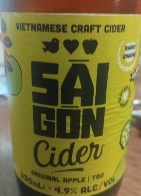 Orignal Apple 4.9%, Saigon Brewery, Vietnam