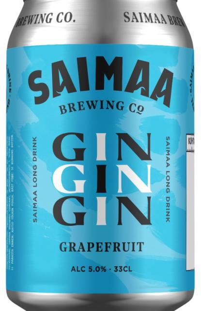 Saimaa Long Drink: Grapefruit 5.0%, Saimaa Brewing Company, Finland