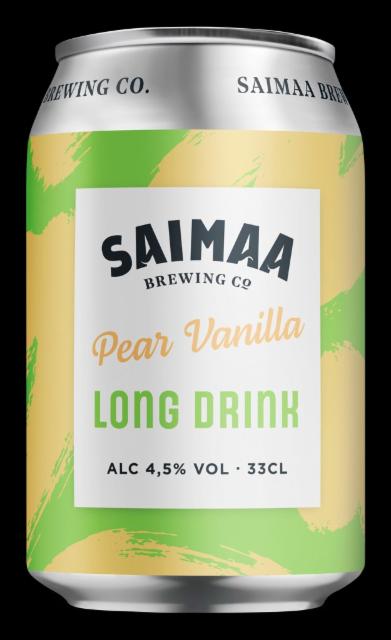 Saimaa Pear Vanilla Long Drink 4.5%, Saimaa Brewing Company, Finland