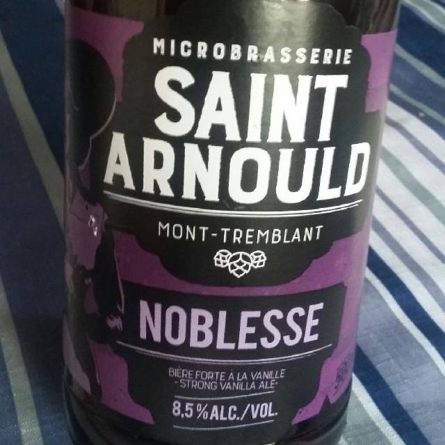 Saint Arnould Noblesse 8.5%, Microbrasserie Saint Arnould, Canada