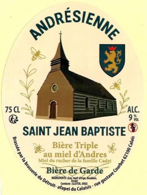 Saint Jean Baptiste, Brasserie Du Détroit - Afapei ESAT Du Calaisis - Ateliers Du Détroit