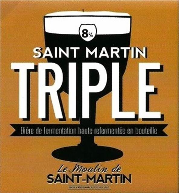 Saint Martin Triple 8.0%, Le Moulin De Saint-Martin (Saint Martin), France