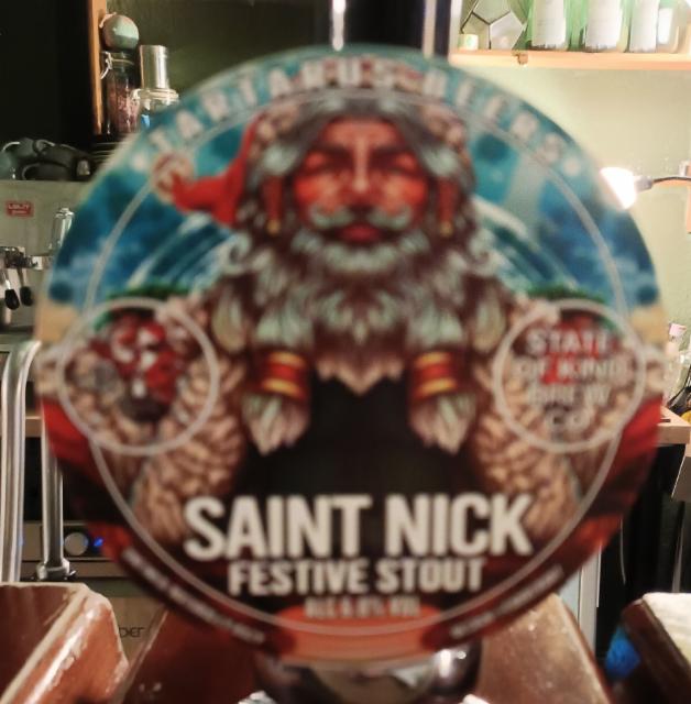 saint nick festive stout 6.0%, Tartarus Beers, England