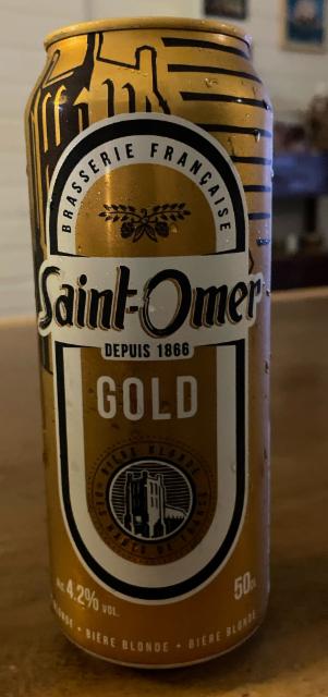 Saint-Omer gold 4.2%, Brasserie De Saint-Omer, France