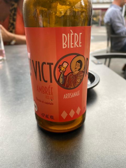 Saint Victor Ambrée 4.5%, Brasserie Du Castel (Saint Victor), France
