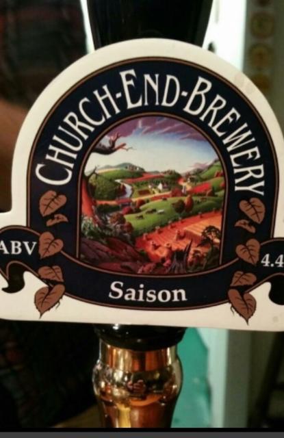 Church End Saison 4.4%, Church End Brewery, England