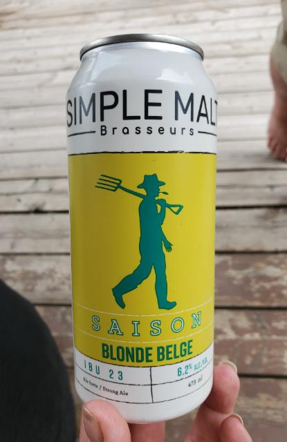 Simple Malt Saison 6.2%, Simple Malt Brasseurs-Brasseurs Illimites, Canada