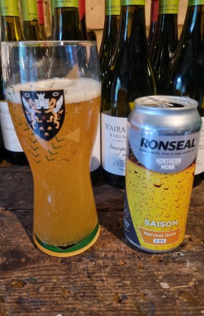 Ronseal / Harvest Gold / Saison 5.8%, Northern Monk Brew Co., England