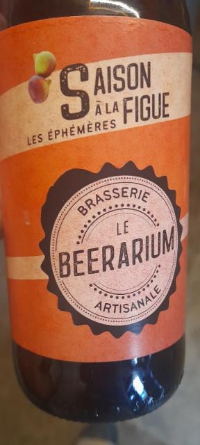 Beerarium Saison À La Figue 4.9%, Le Beerarium, France