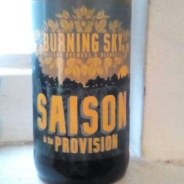 Saison À La Provision 6.7%, Burning Sky Brewery, England