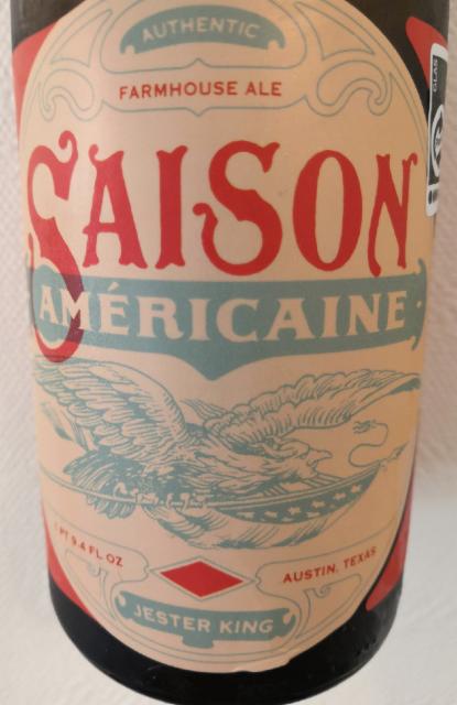 Saison Americaine 5.2%, Jester King Brewery, United States