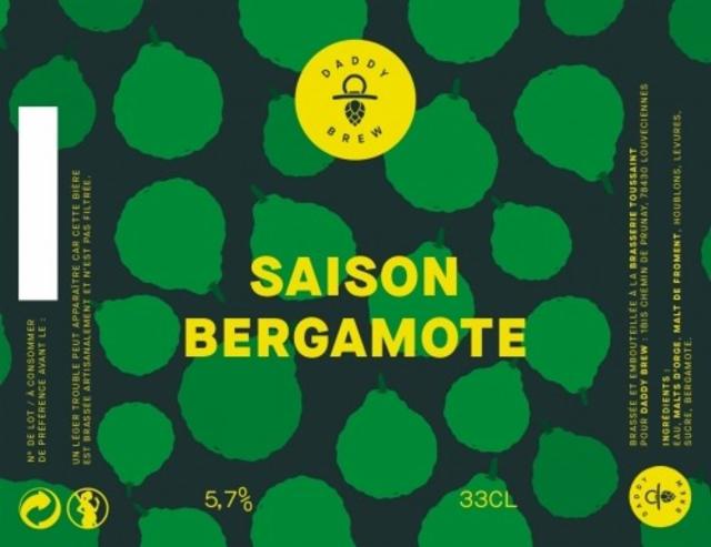 Saison Bergamote 5.7%, Daddy Brew, France