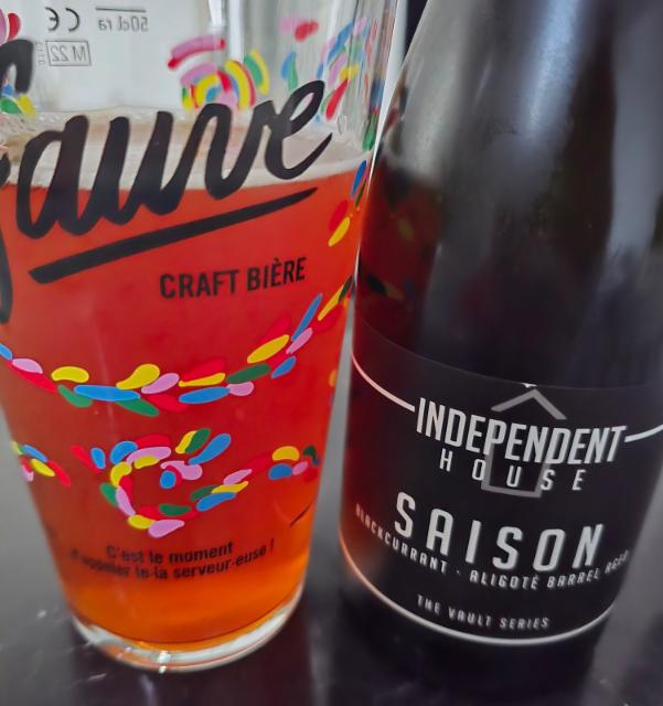 Saison Blackcurrant - Aligoté Barrel Aged, Independent Beer Company