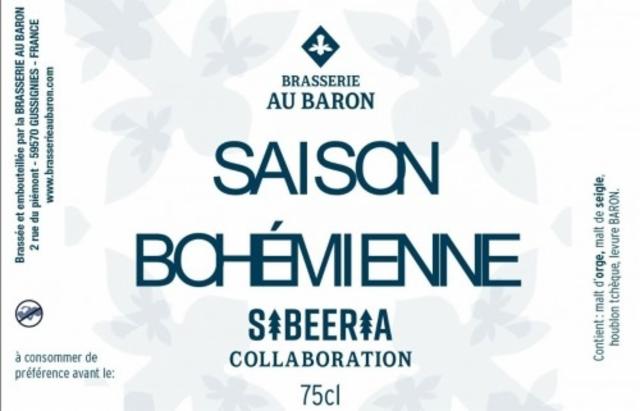 Saison Bohémienne 5.0%, Brasserie Au Baron, France