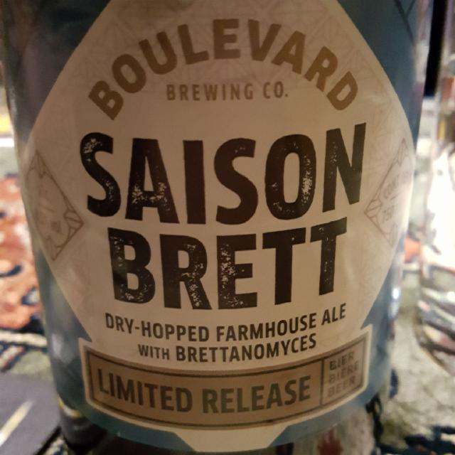 Smokestack Series Saison - Brett 8.5%, Boulevard Brewing Company (Duvel-Moortgat), United States