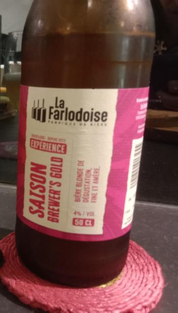Saison Brewer's Gold 4.0%, La Farlodoise, France