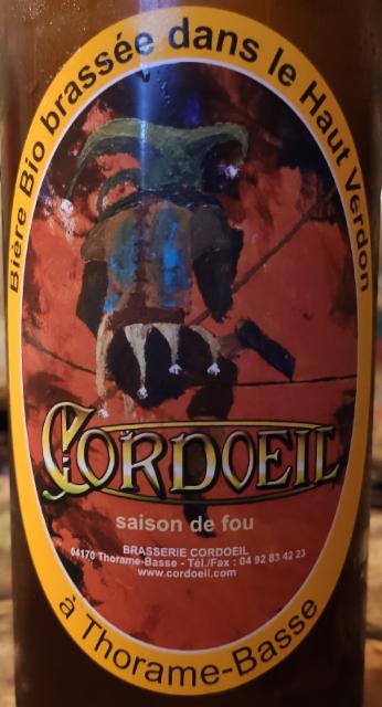Saison De Fou 5.1%, Brasserie Cordoeil, France
