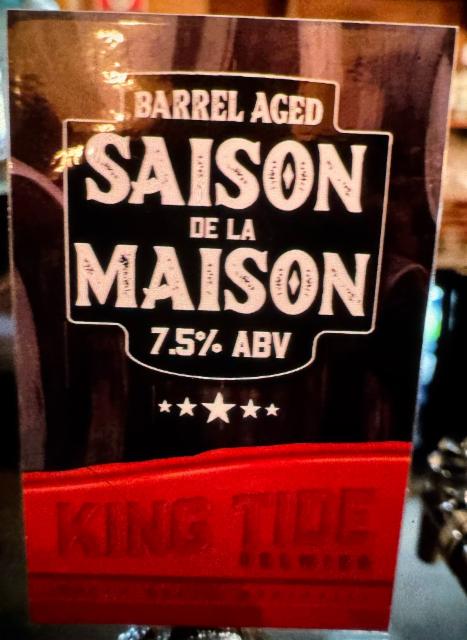Saison de la Maison, King Tide Brewing