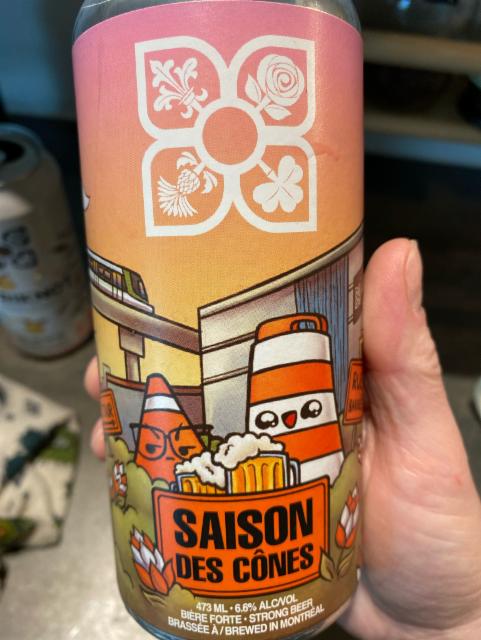 Saison des Cônes 6.6%, Microbrasserie 4 Origines, Canada