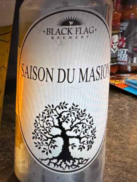Saison Du Masion 5.0%, Black Flag Brewery, England