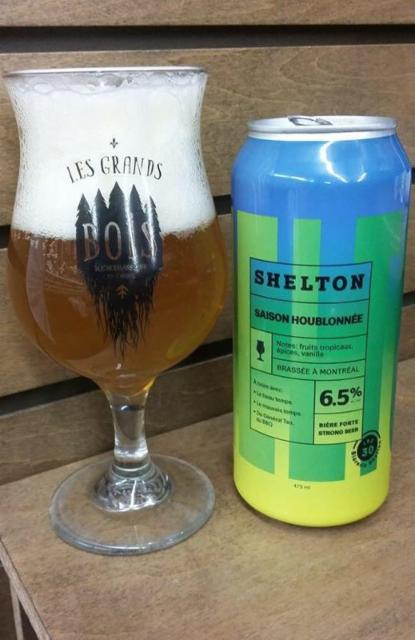 Shelton Saison Houblonnée 6.5%, Bièrerie Shelton, Canada