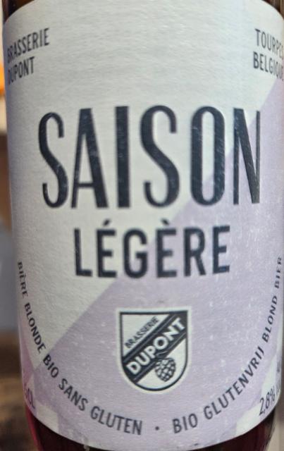 saison légère 2.8%, Brasserie Dupont, Belgium