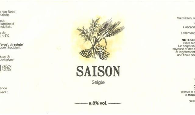Saison Seigle, Microbrasserie Horla
