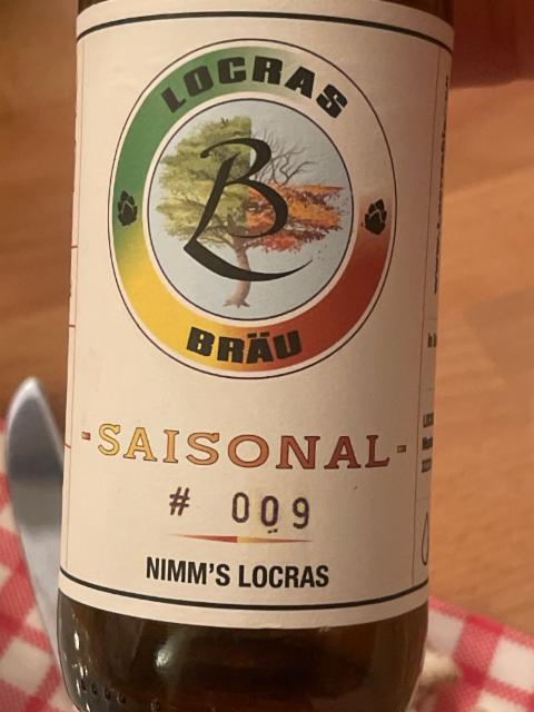 Saisonal 3.5%, Locras Bräu, Switzerland